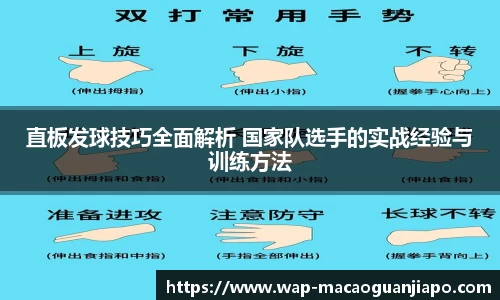 直板发球技巧全面解析 国家队选手的实战经验与训练方法